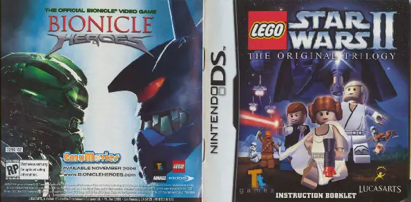 manual for LEGO Star Wars II - The Original Trilogy